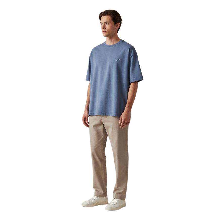 Model wearing Quiet Interval Tee