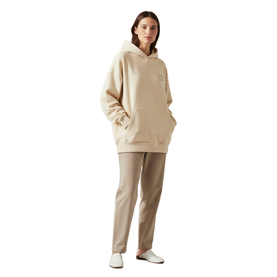 Model wearing Slow Sunday Hoodie