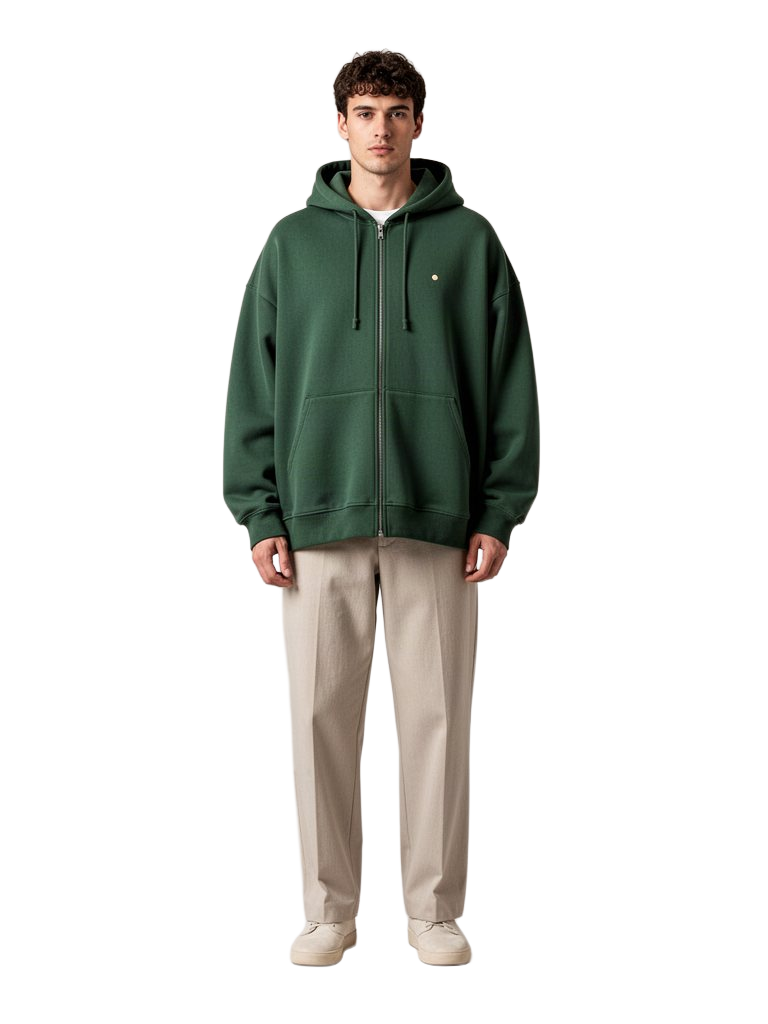 Model wearing Forest Afterhours Hoodie