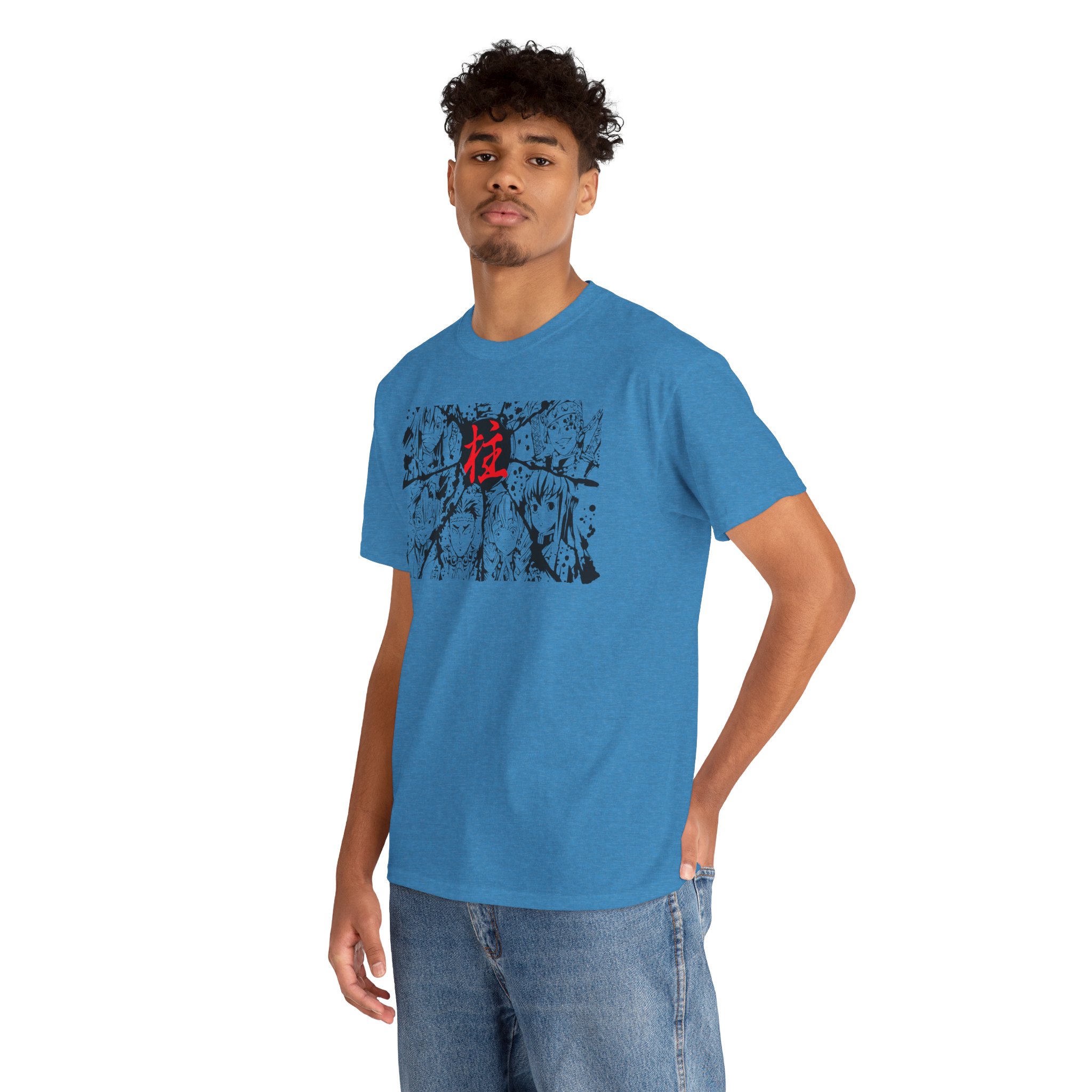 Anime Demon Slayer T-Shirt — Tanjiro & Manga Collage Graphic Tee - Image 47