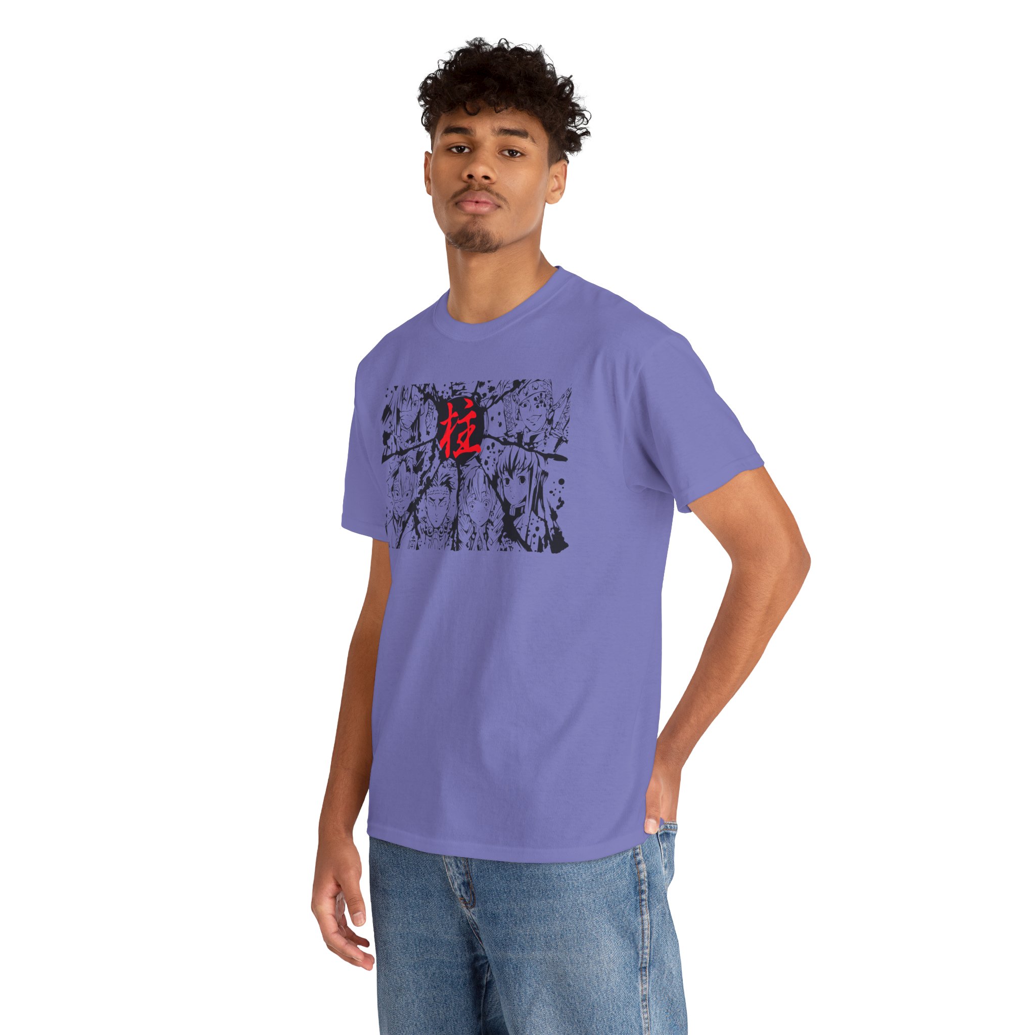 Anime Demon Slayer T-Shirt — Tanjiro & Manga Collage Graphic Tee - Image 59