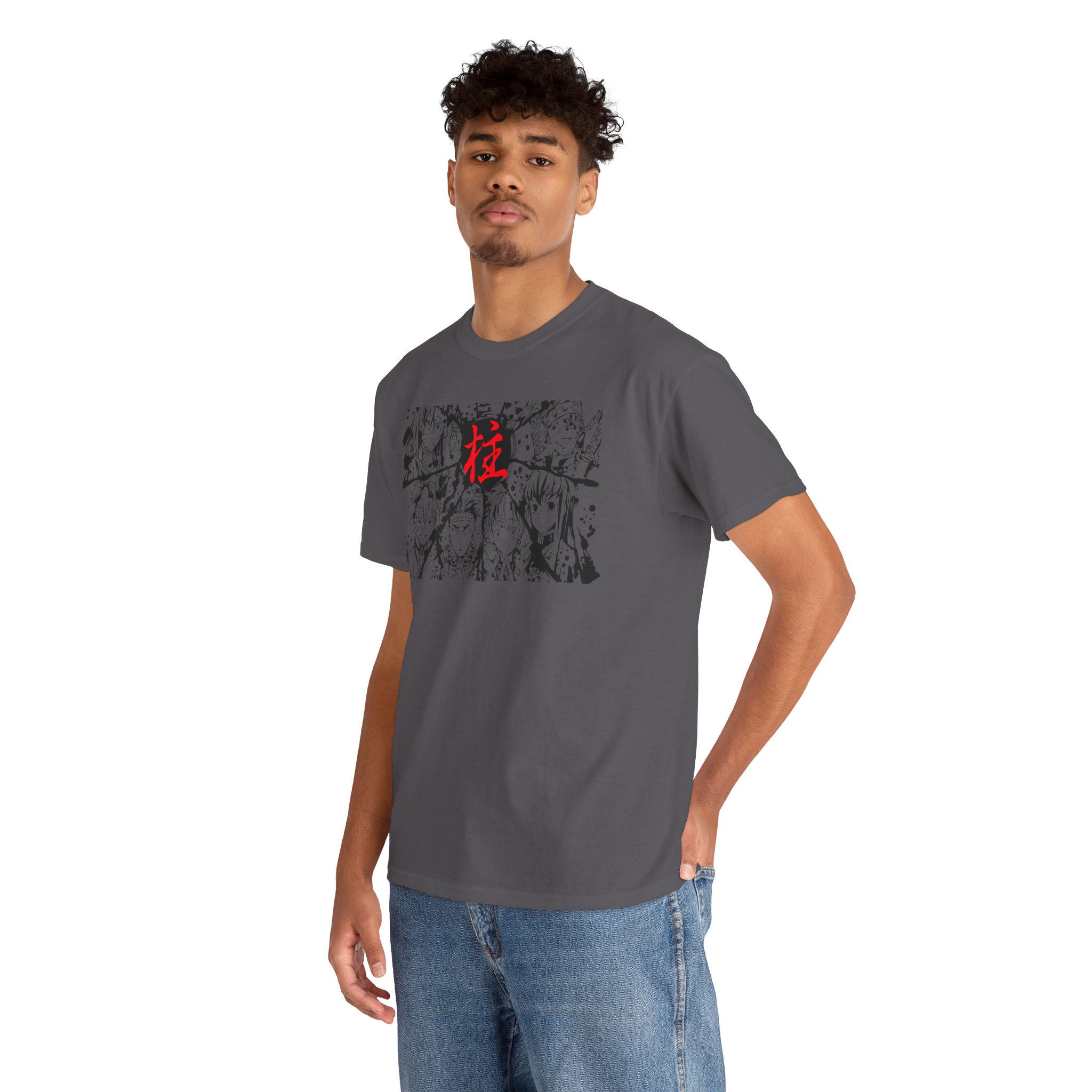 Anime Demon Slayer T-Shirt — Tanjiro & Manga Collage Graphic Tee - Image 53