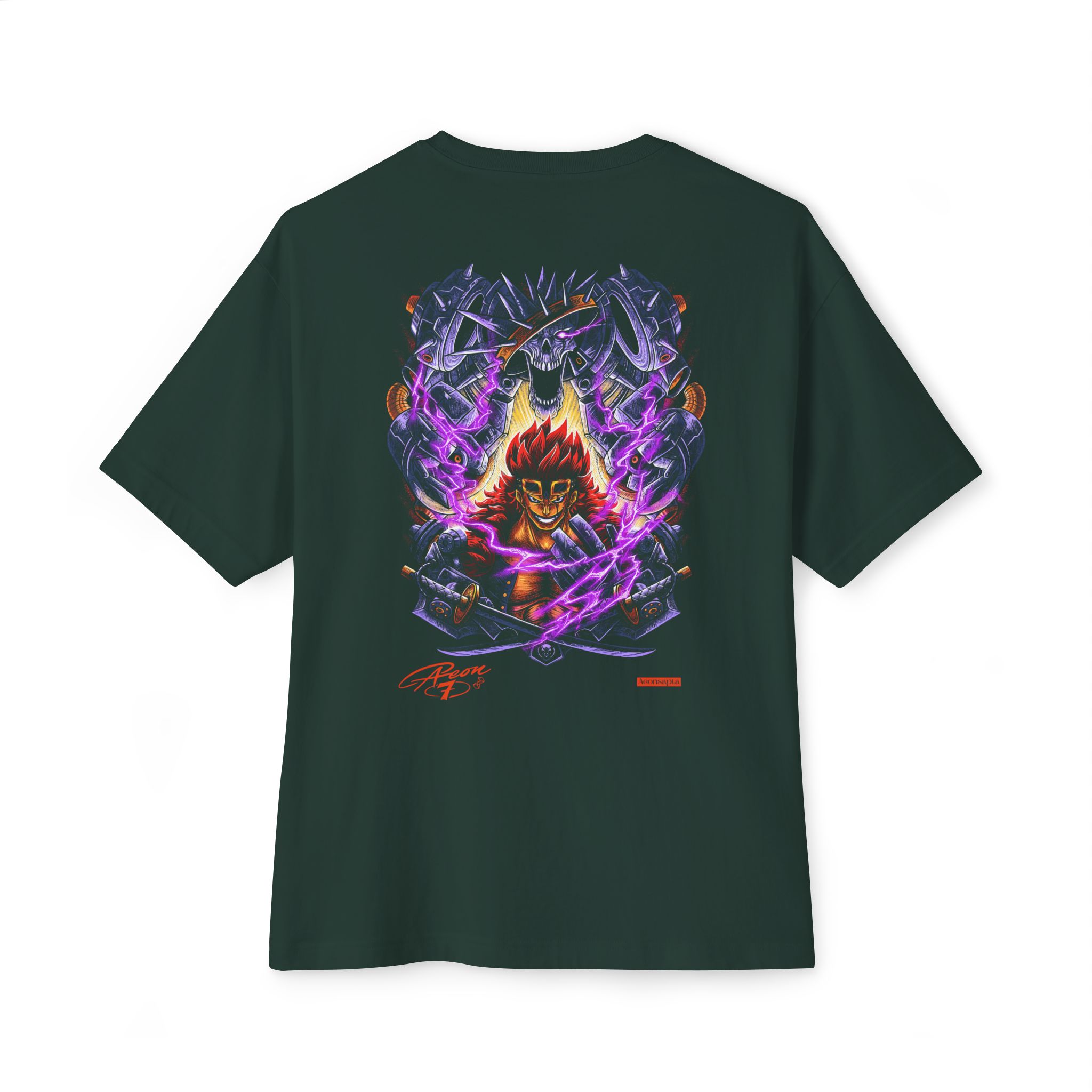 Graphic Tee — Anime Demon Warrior Back Print - Image 10