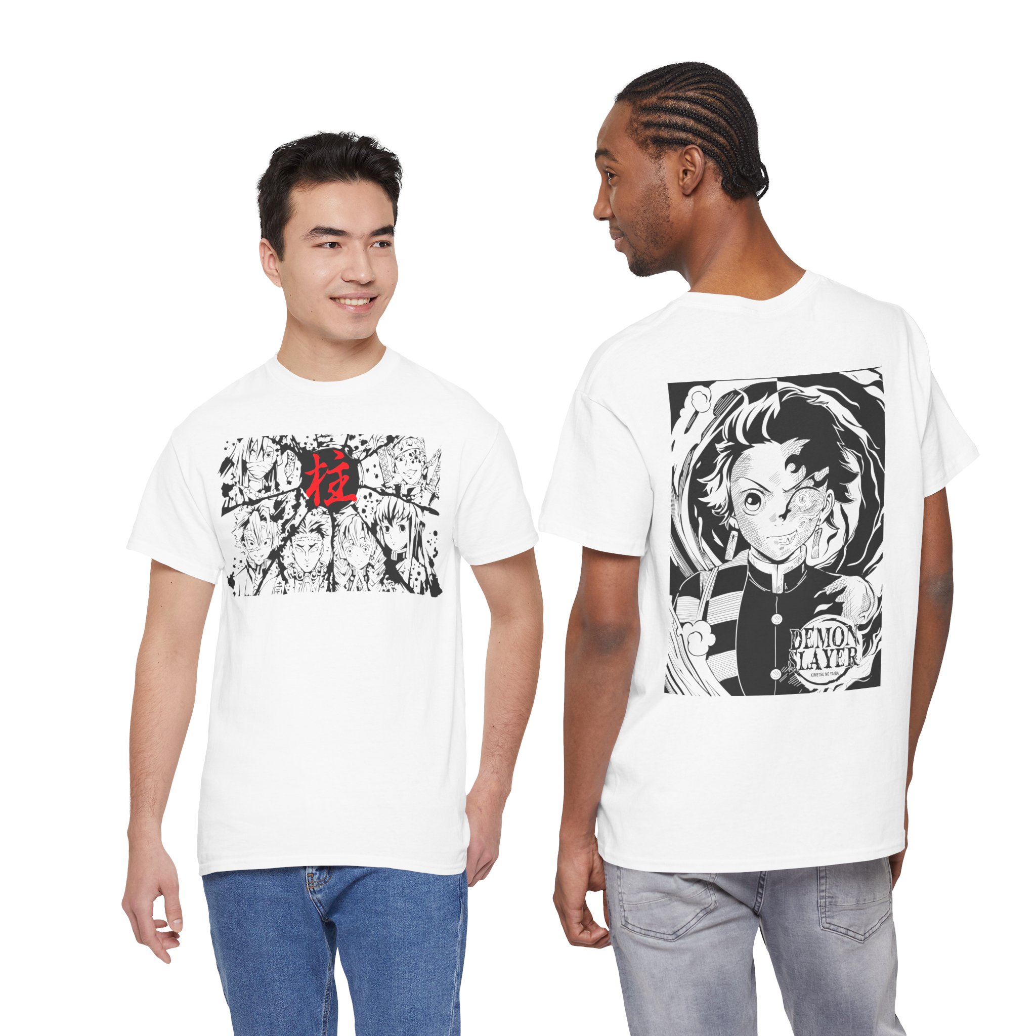 Anime Demon Slayer T-Shirt — Tanjiro & Manga Collage Graphic Tee - Image 12