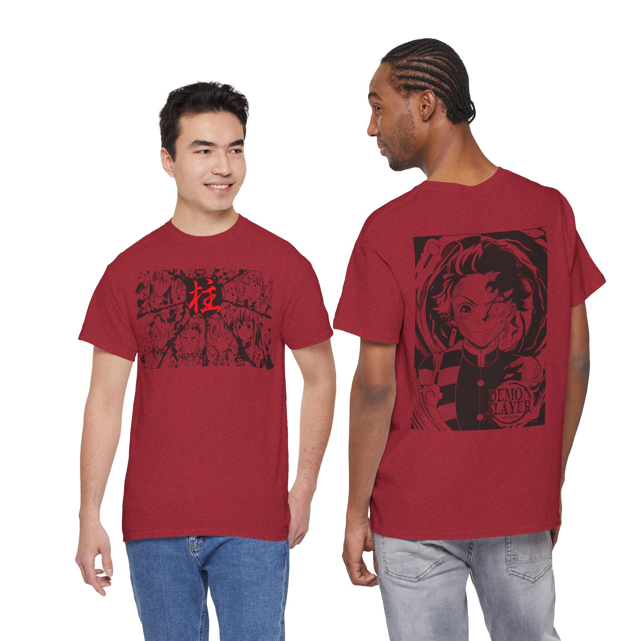 Anime Demon Slayer T-Shirt — Tanjiro & Manga Collage Graphic Tee - Image 72