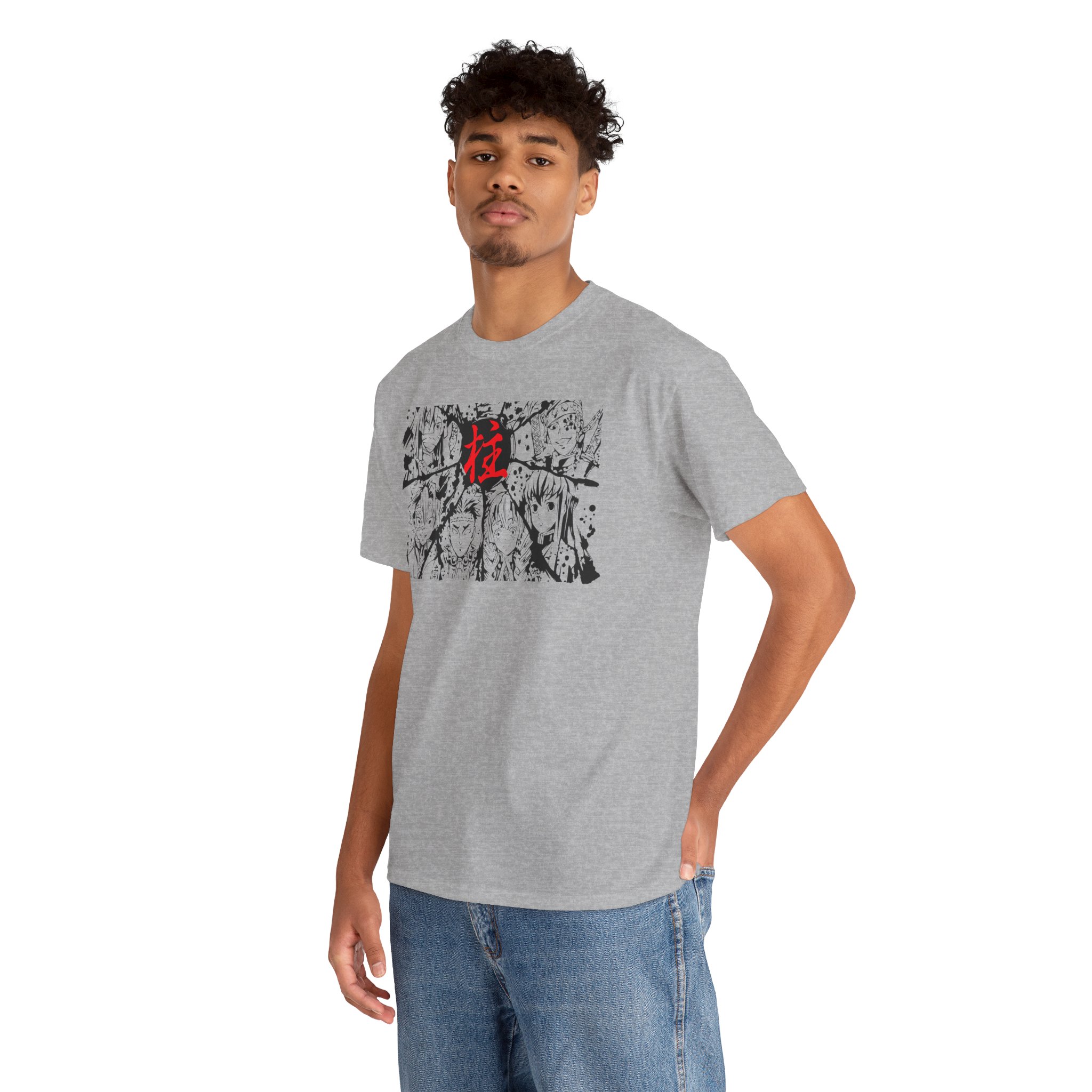 Anime Demon Slayer T-Shirt — Tanjiro & Manga Collage Graphic Tee - Image 35