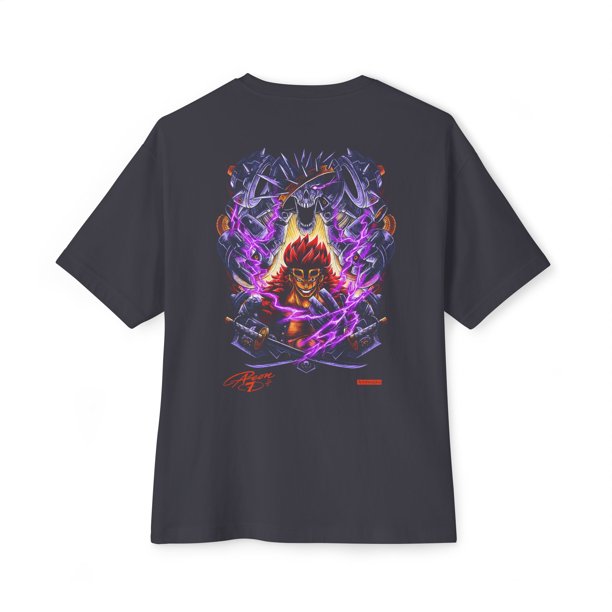 Graphic Tee — Anime Demon Warrior Back Print - Image 6
