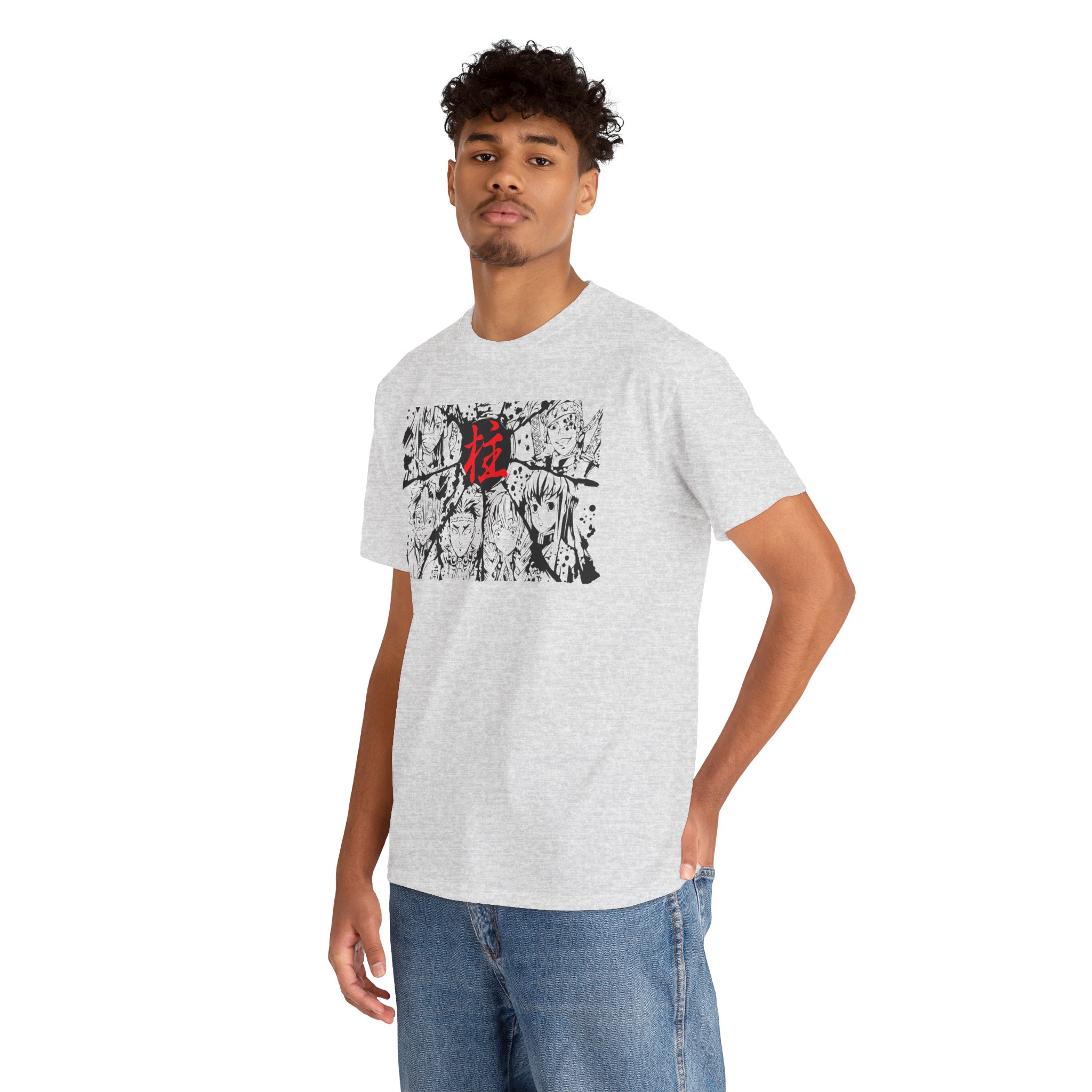 Anime Demon Slayer T-Shirt — Tanjiro & Manga Collage Graphic Tee - Image 23